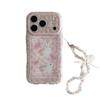 Pastoral Pink Rose Rabbit iPhone 17/16ProMax/15Pro Case for Women