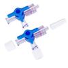 Pet Medical Three-Way Stopcock Disposable Infusion Drug Mixer Adapter Extension Tube Three-Way Valve
