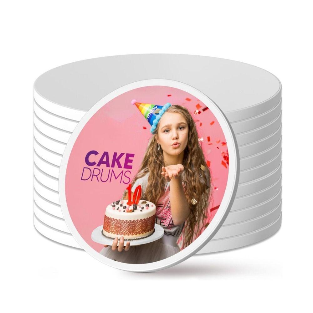 Round Round Cake Tray Pad Disposable Cake Board Safe Cake Board Base Birthday Cake