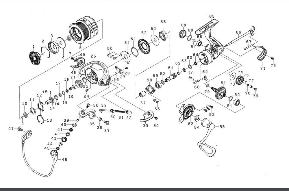 Daiwa Originální díly 17 Theory 2506H Knoflík táhla Číslo dílu 1 Kód dílu 139740 00055998139740