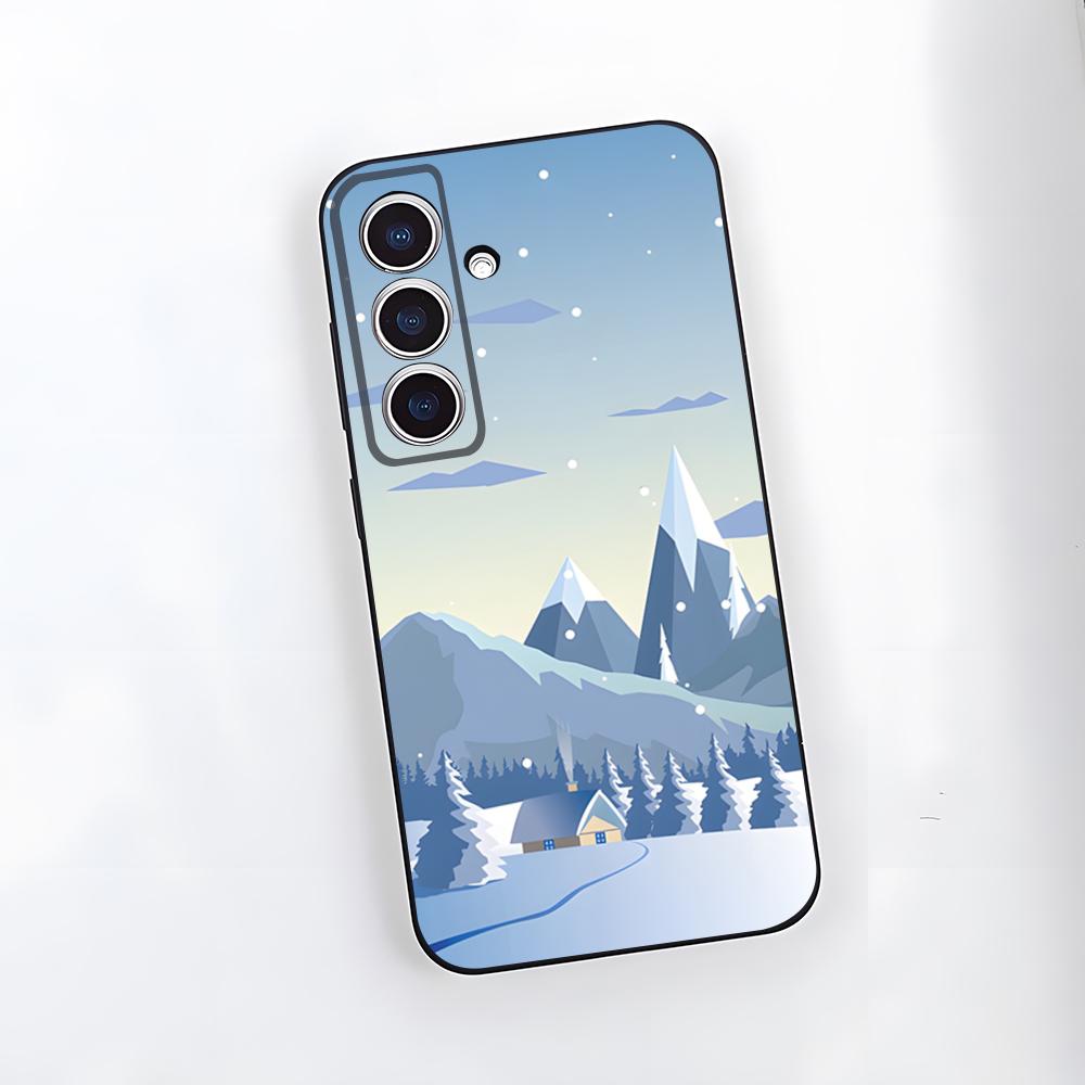 Snow Mountain Phone Case For Samsung S26 S25 Plus S20 S20 Plus S22 Ultra S23 FE S21 Plus S21 Ultra Soft Cover