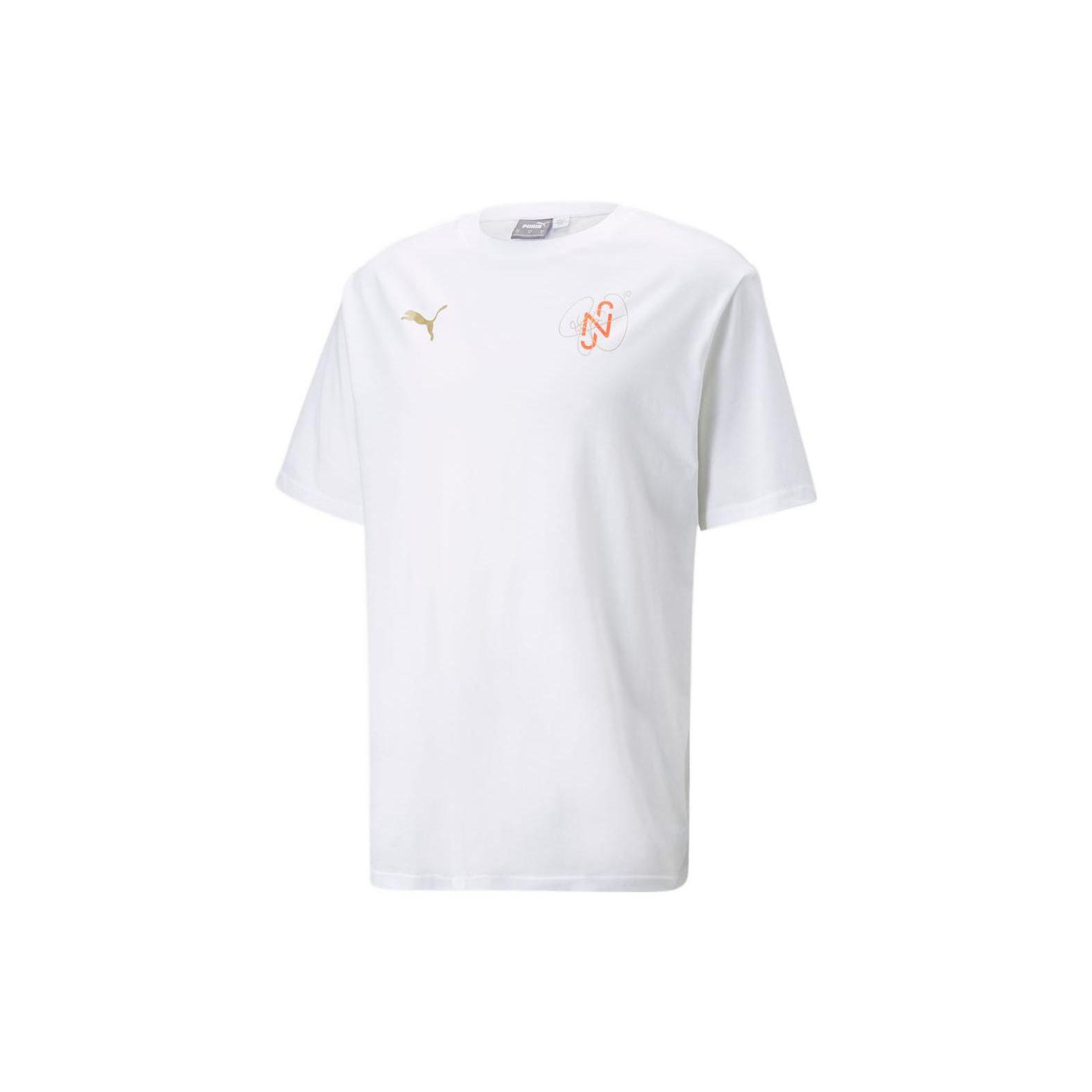 

Puma Logo Print Crew Neck Short Sleeve T-Shirt Men Tops White 605780-05 M
