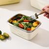 Square Stainless Steel Lunch Box Airtight Fridge Food Box Multi-Purpose Air Exhaust Crisper  Picnic
