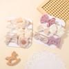 5Pcs Baby Flower Lace Bow Headband Elastic Nylon born Lovely Head Band for Girl Infant Toddler Soft Hair Accessories Gifts