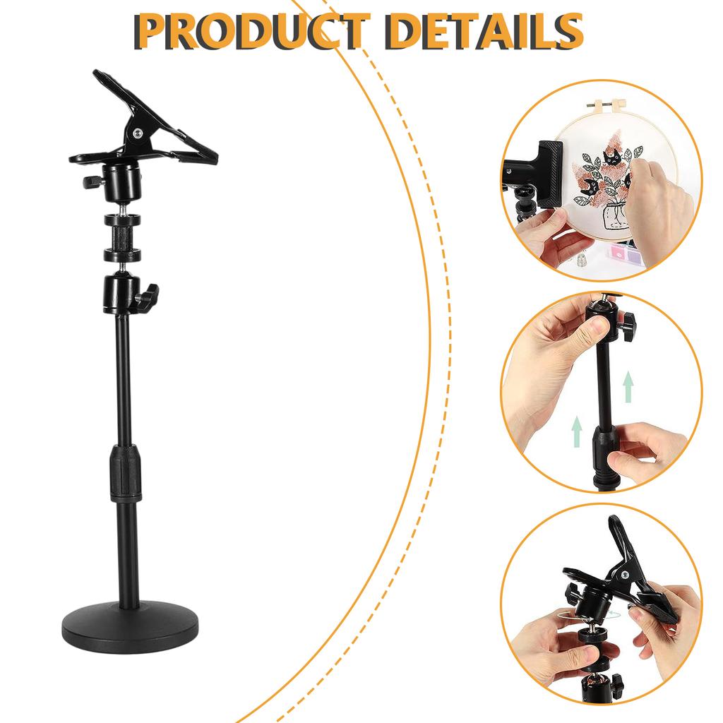 Embroidery Frame Holder Metal Stitching Stand Height Angles Adjustable Embroidery Stand For Hobbyist Stitching Project