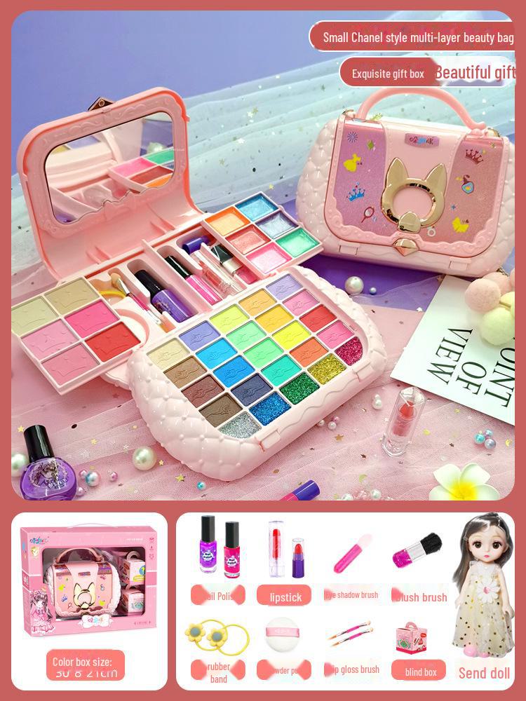 

«Коробка с косметикой принцессы»: Детский набор косметики для ролевых игр для девочек – идеальный подарок для переодевания