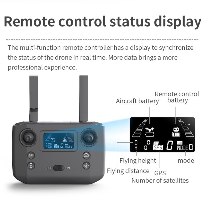 Wifi Drone 4K Professional 5G Drones EIS Camera Anti-Shake 3-Axis Gimbal Brushless Motor  Foldable Quadcopter