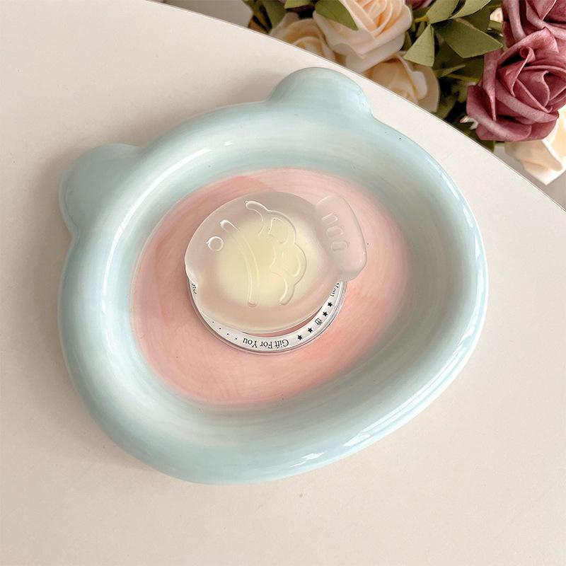 Transparent Matte Sandwich Snapper Burnt Mobile Phone Airbag Bracket Magnetic Suction Retractable Disassembly Portable Wind Woman