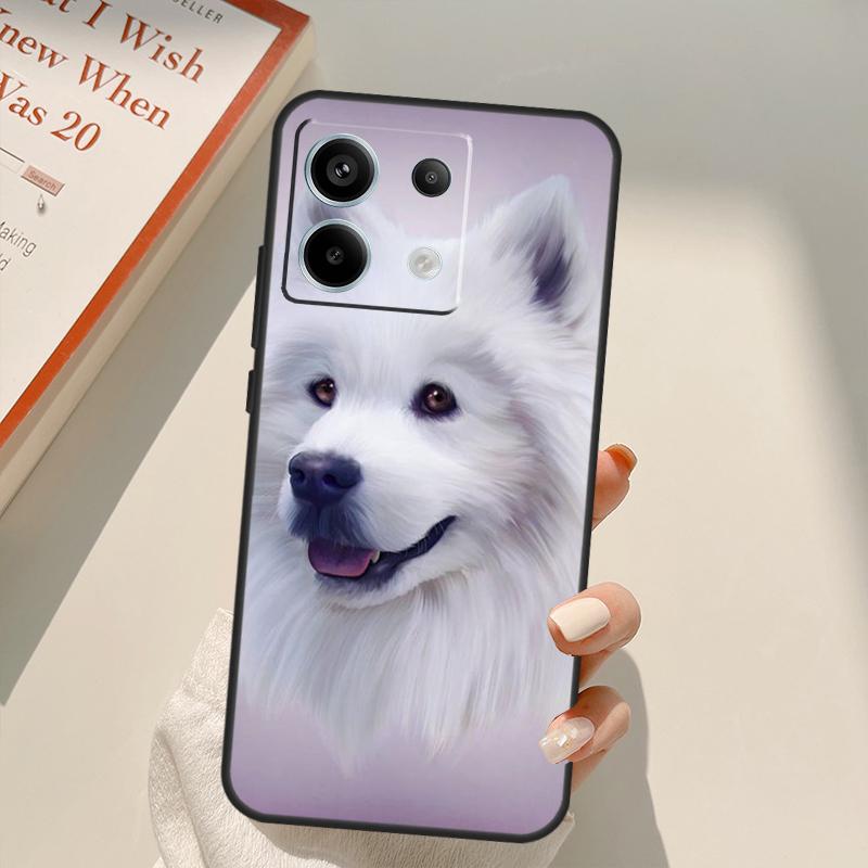 Japanese Spitz Dog Funda For Xiaomi Redmi Note 13 14 9 10 12 11 15 Pro Plus Case For Redmi 15 C 12C 13C 14C 10C