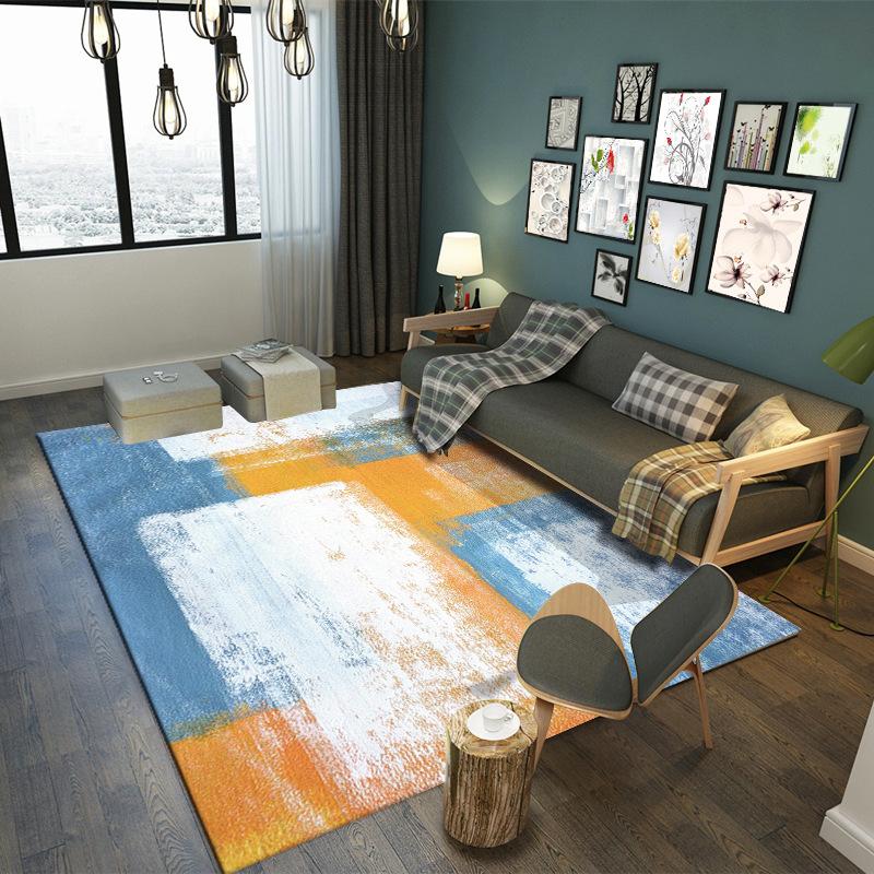 Severský obývací pokoj Koberec Jednoduchý moderní Ložnice Koberec na podlaze Mat