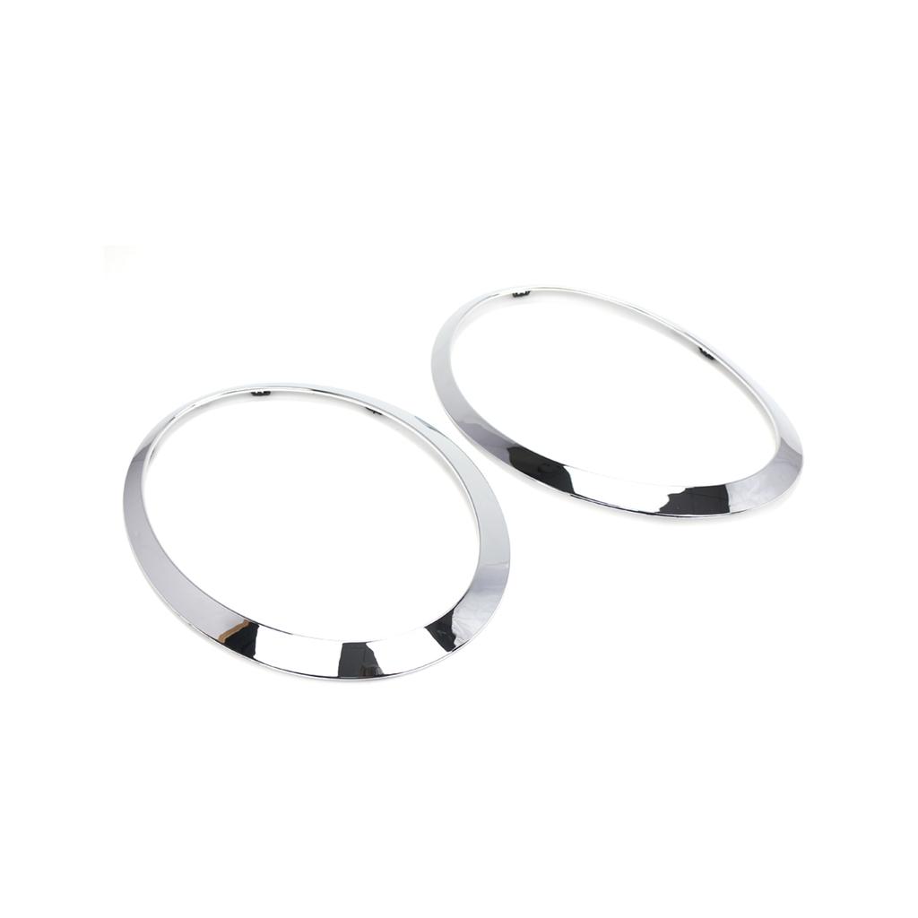 Neu 2 Stück Scheinwerferring Blende Zierleiste Umrandungsabdeckung Ersatz für BMW MINI F55/F56/F57 2014-2025 OEM 51137300631 51137300632