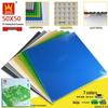 Placă de Bază cu Particule Mici 40x40CM 50x50 Puncte pentru Perete din Cuburi de Construcție - Accesorii Jucărie Interconectabilă pentru Copii