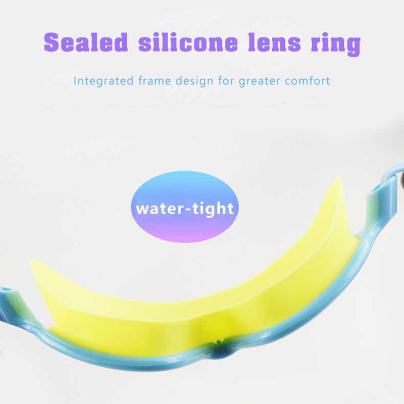 Child Kids Swimming Goggles Waterproof Anti-Fog Hd Girl Boy Large Frame Transparent Swimming Glasses Swimming Accessories