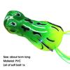 MUQZI Sports Accessory 5cm12g Durable Artificial Bait Small Frog Shape Simulation Printing Simple Installation