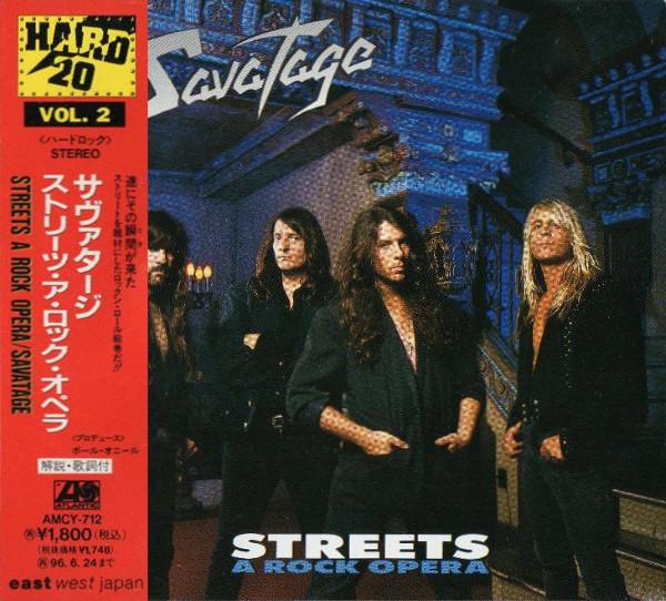 

CD SAVATAGE - Streets (A Rock Opera) AMCY712 Atlantic 1994 Japan Metal
