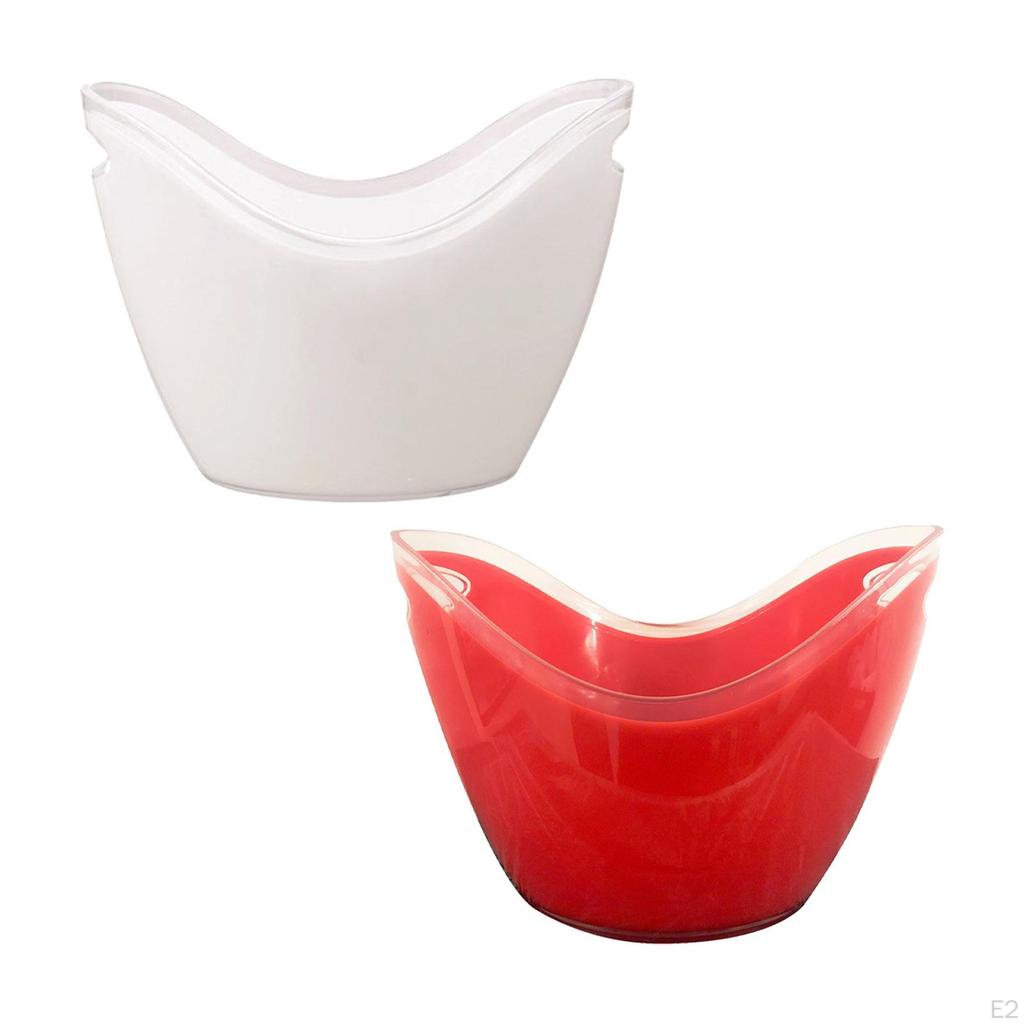 Secchiello Refrigerante per Bevande da 8 Litri, per Bar, Feste, Robusto e Durevole