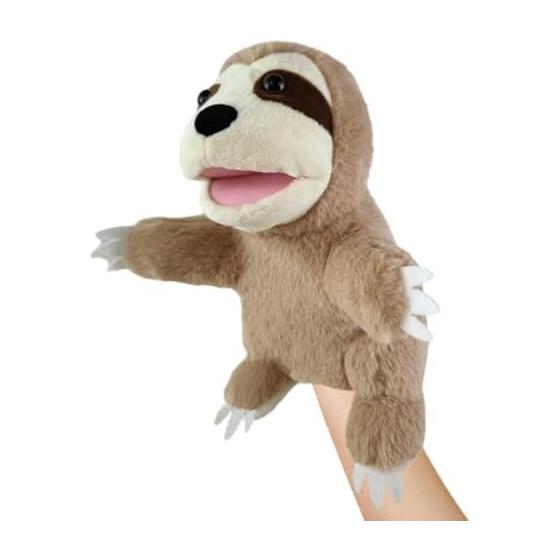 Puppet Muppet Puppet Puppet Doll Hand Puppet Finger Puppet Ventriloquism Puppet Sloth with Moving Mouth (Sloth)