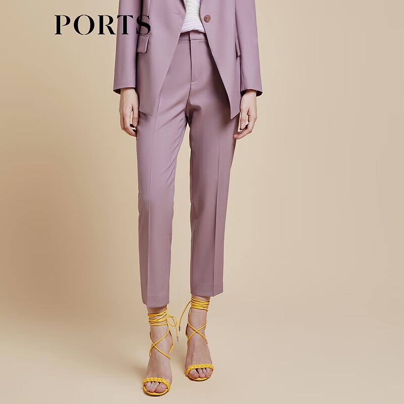 PORTS Women's Straight-Leg Wool Trousers