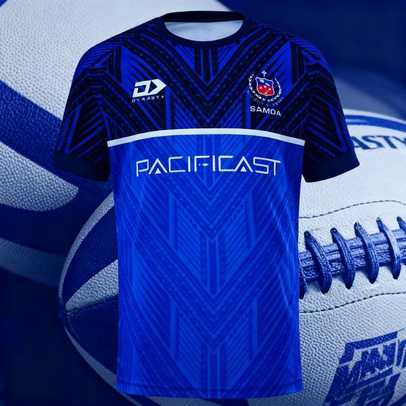 New 2026 Samoa Tonga Men's Rugby Jersey Short-sleeved Sports Jersey Samoa Rugby