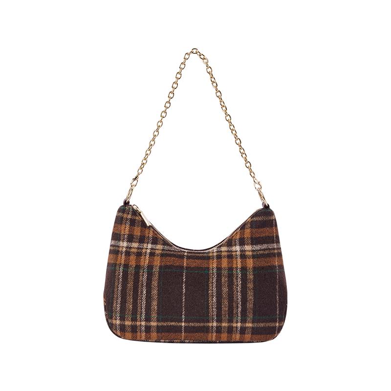 Женская клетчатая сумка через плечо Semir в винтажном стиле Medium