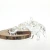 Funny Crystal Elephant Statue Modern Desktop Crystal Ornaments Baby Elephant Ornaments  Office