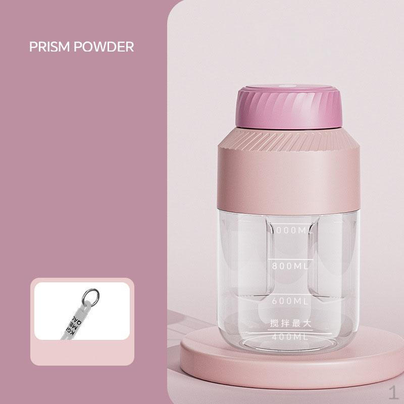 

Портативный блендер, электрическая соковыжималка, многофункциональная чашка для коктейлей на открытом воздухе и в офисе Pink Single Lid