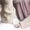 Double-side Heat Hand Warmer Power Bank Silver Energy Saving 5000mAh+ USB Cable