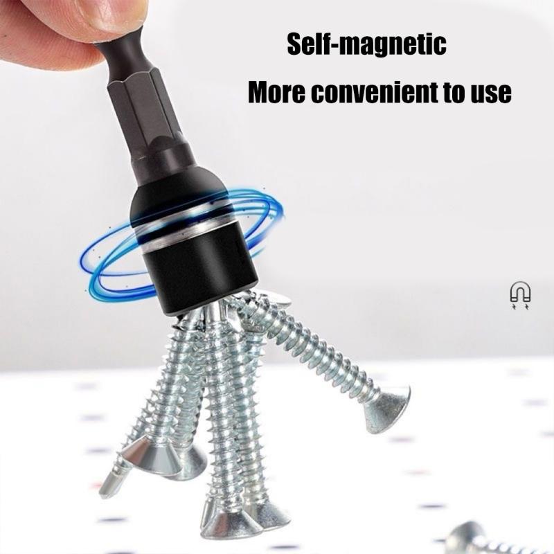 8mm 5/16" Hexagonal Shank Magnetic Power Nut Driver Set Impact Socket Adapters Bit Extension