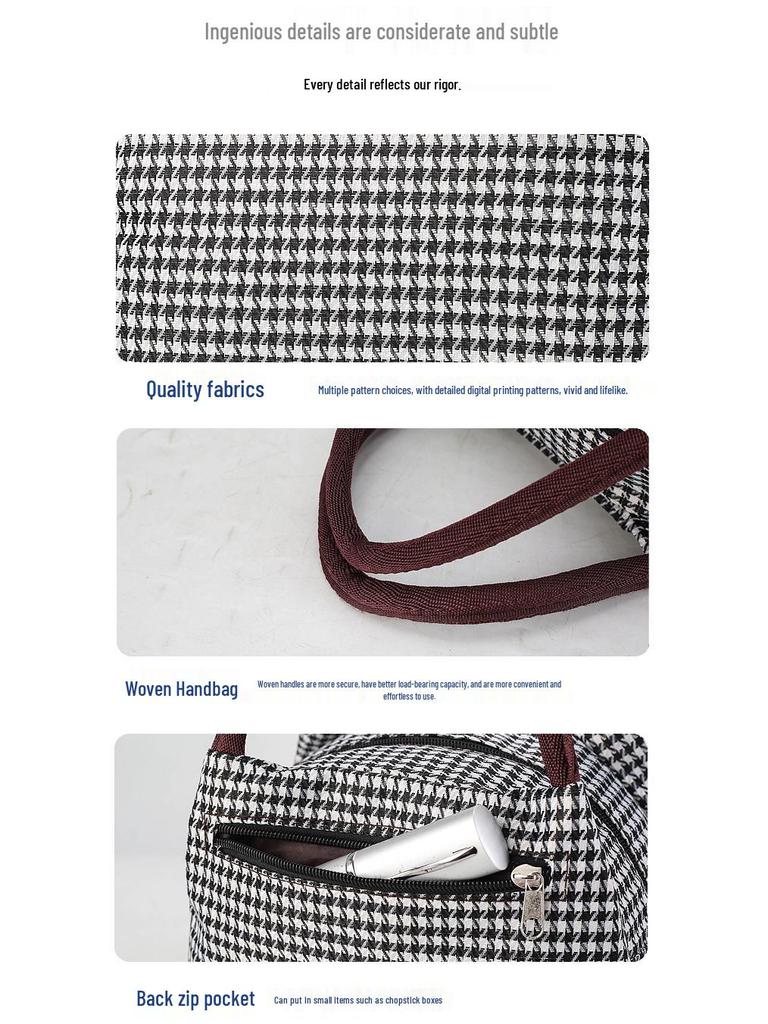 Waterproof Oxford Tote: Stylish Handbag for Middle-Aged Women - Perfect for Work and Outings