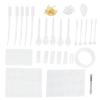 127pcs Set Silicone Mould Kit Jewelry Casting Tools DIY Necklace Bracelet Earring Pendant Tool Set