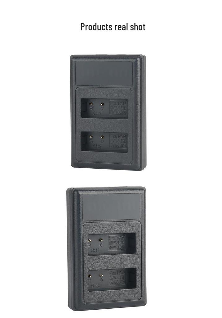 BLG10/BLE9 Charger: Compatible with Panasonic GX9, GX7, GX85, LX100, GF3, GF5 Mirrorless Cameras