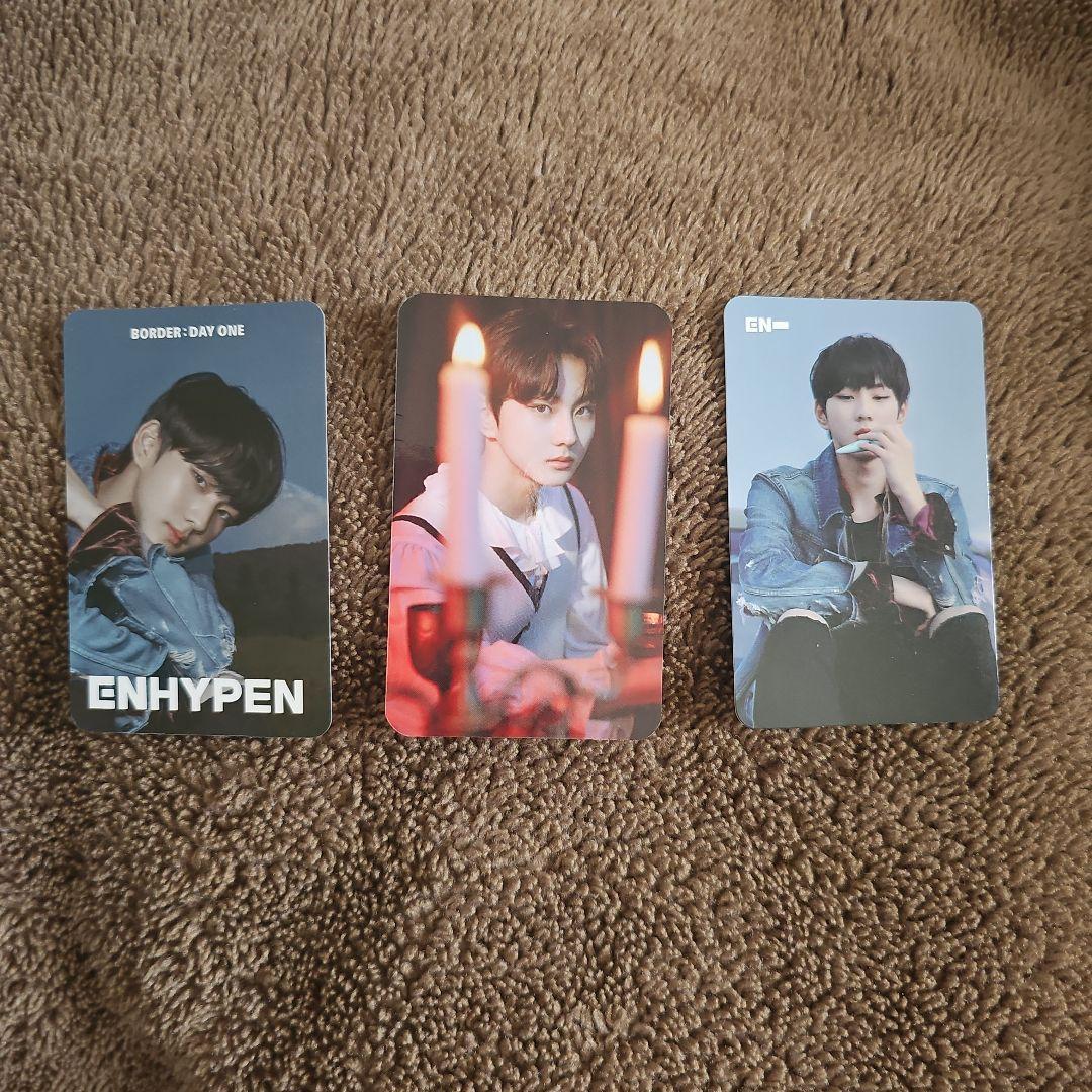 

[USED] ENHYPEN Jungwon Chinese Yonton trading cards (3 pieces)