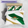 Set Lenzuola Stampato Calcio Real Betis 3 Pezzi, Comodo Set Copripiumino per Camera da Letto Amico della Pelle