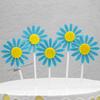 Sunflowers, Cake Baking Decoration Cards, Plugins, Sunflower Flags, Dessert Table Decorations, Card Inserts, Set of 5