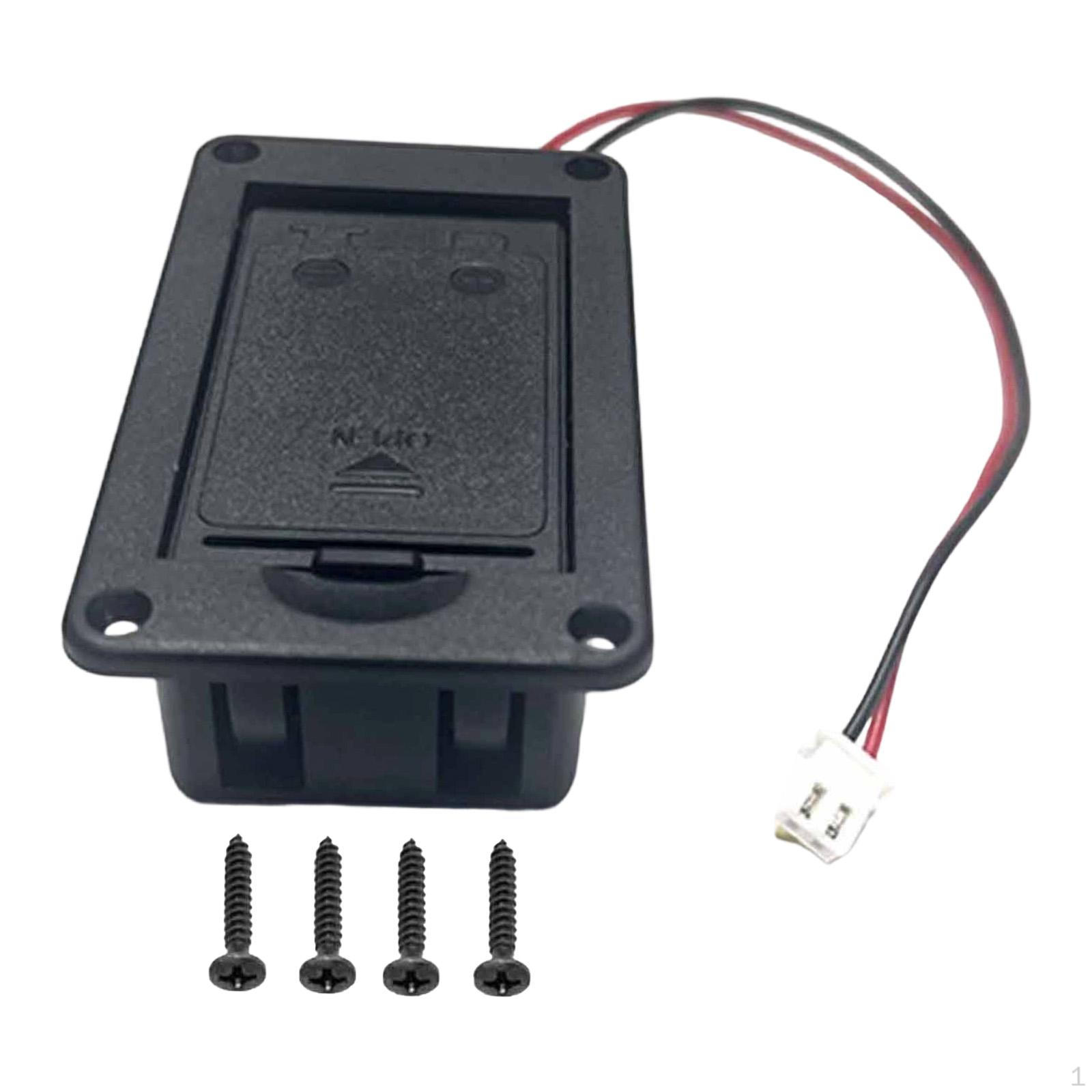 

Активный звукосниматель для гитары и бас-гитары, бокс для батареи 9В, крышка, электрическая деталь, обслуживание, ремонт, замена