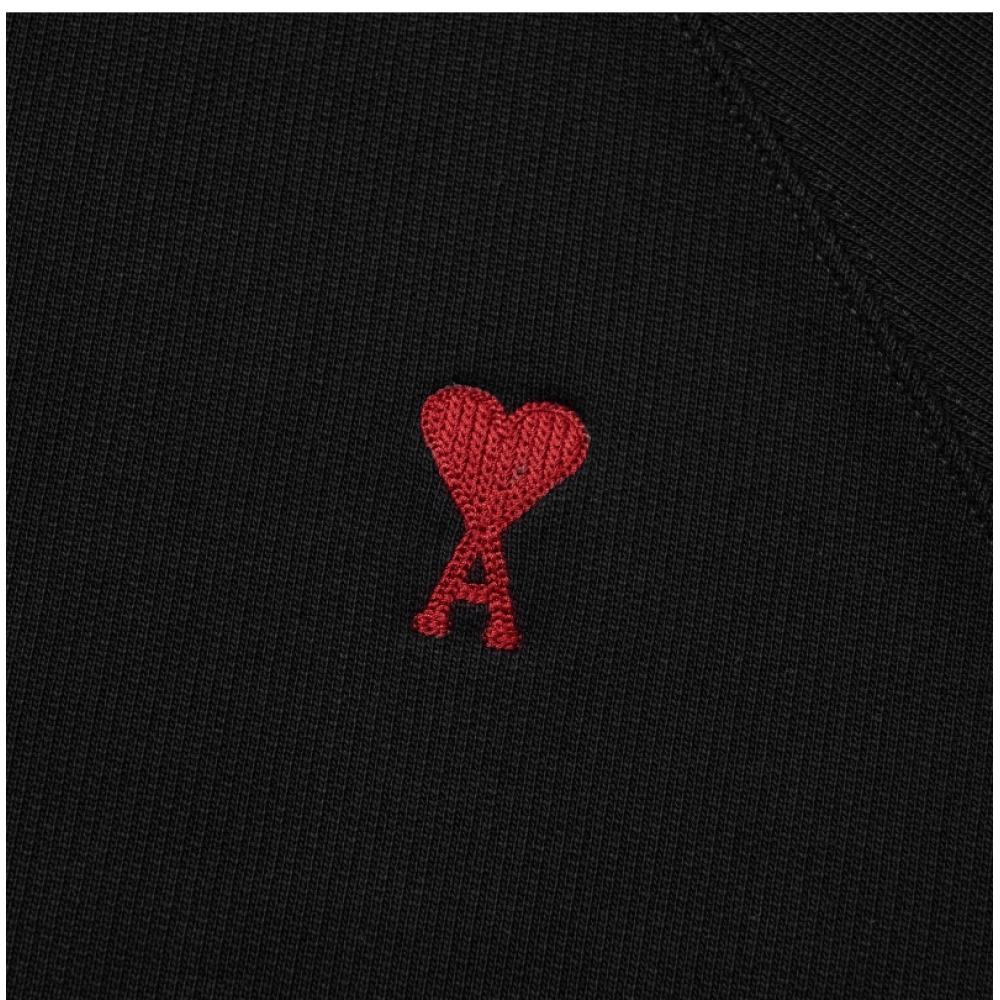 Ami Bfusw005 747 001 Ami De Coeur Small Heart Logo Public Sweatshirt