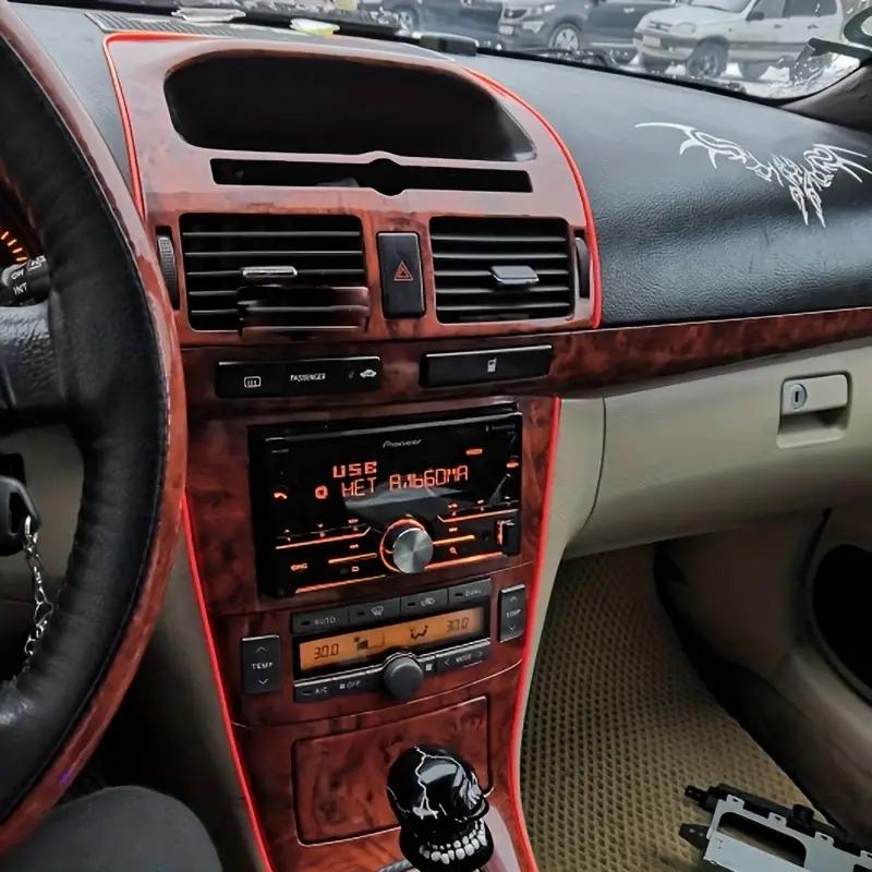 30x50/100cmPVC Self Adhesive Wood Grain Textured Car Vinyl Wrap Film Car Internal Stickers DIY Film Universal Interior Accessory