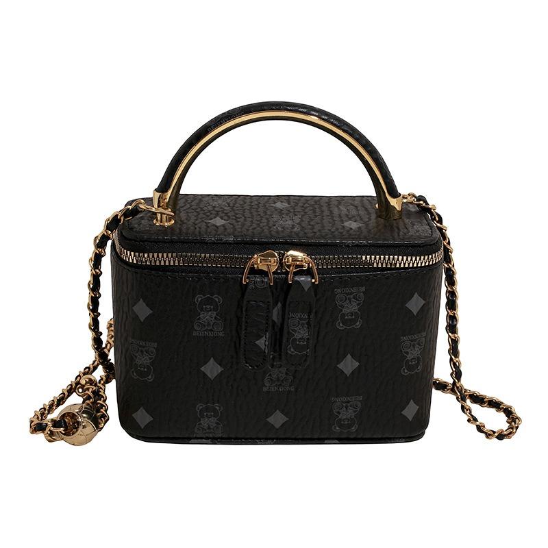 Nouă modă retro portabilă geantă pătrată mică geantă de umăr casual versatilă geantă messenger geantă cutie mică de prințesă