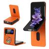 Ring Holder Genuine Leather Wallet Phone Case for Samsung Z Flip 4 3 5G Card Solt Crossbody Lanyard Shockproof Flip4 Flip3 Cover