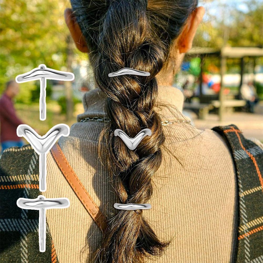 

Metal Ponytail Holder Decorative Barrettes Ponytail Cuff New Hair Jaw Clips for Women золотий