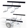 Boat Trailer Guides, 425 Mm/475 Mm Height Adjustable Trailers Guide, 2PCS Thickened Steel Trailer Guide-Ons with Thick Support Pads