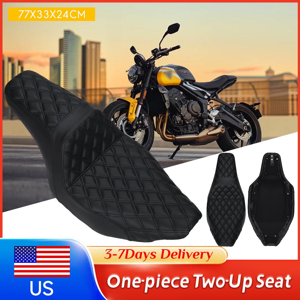 Stepped Rider Passenger Seat Cushion Diamond Pattern Stitching for CVO Road Glide Street Glide FLHX FLHXU Road Glide-ST