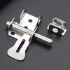 Stainless Steel Stainless Steel Door Latch With Screws Gate Safety Lock  Bathroom Door
