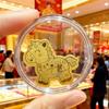 999 Pure Gold Horse Year Phone Sticker, Adhesive Backing, 2mg Gold, Get Rich Instantly