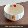 Cute Apple Dog Pattern Ceramic Small Bowls (2-Pack)