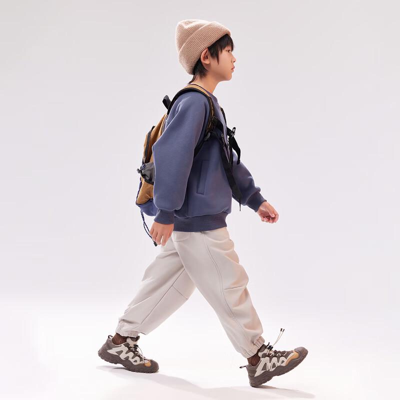 EBAER Kids' Fleece-Lined Round Neck Sweatshirt