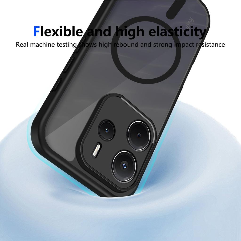 Luxuriöse magnetische Hartschale für Xiaomi Redmi Note 13 14 Pro Plus 5G Matte Handyhülle für Magsafe Wireless Charge Cover HM Note 14S
