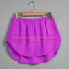 Street Style Short Skirt With Polyester Knit Fabric For Casual Girls