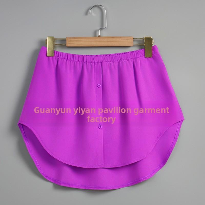 Street Style Short Skirt With Polyester Knit Fabric For Casual Girls