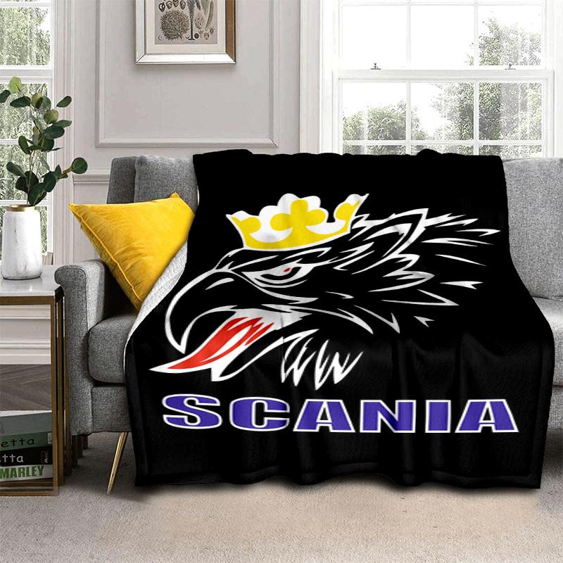 Scania Vabis Blanket Blanket Home Decor Office Rest Blanket Bedroom Nap Blanket